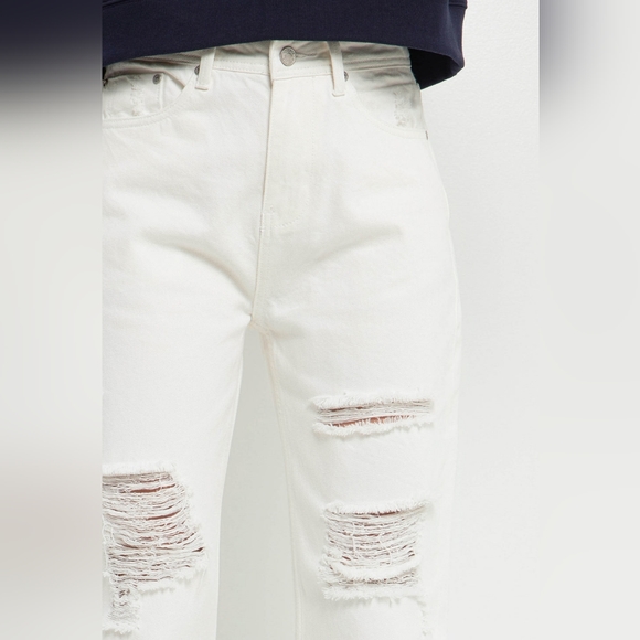 Grey Lab - Destroyed Jeans - Size 24 - Picture 4 of 12